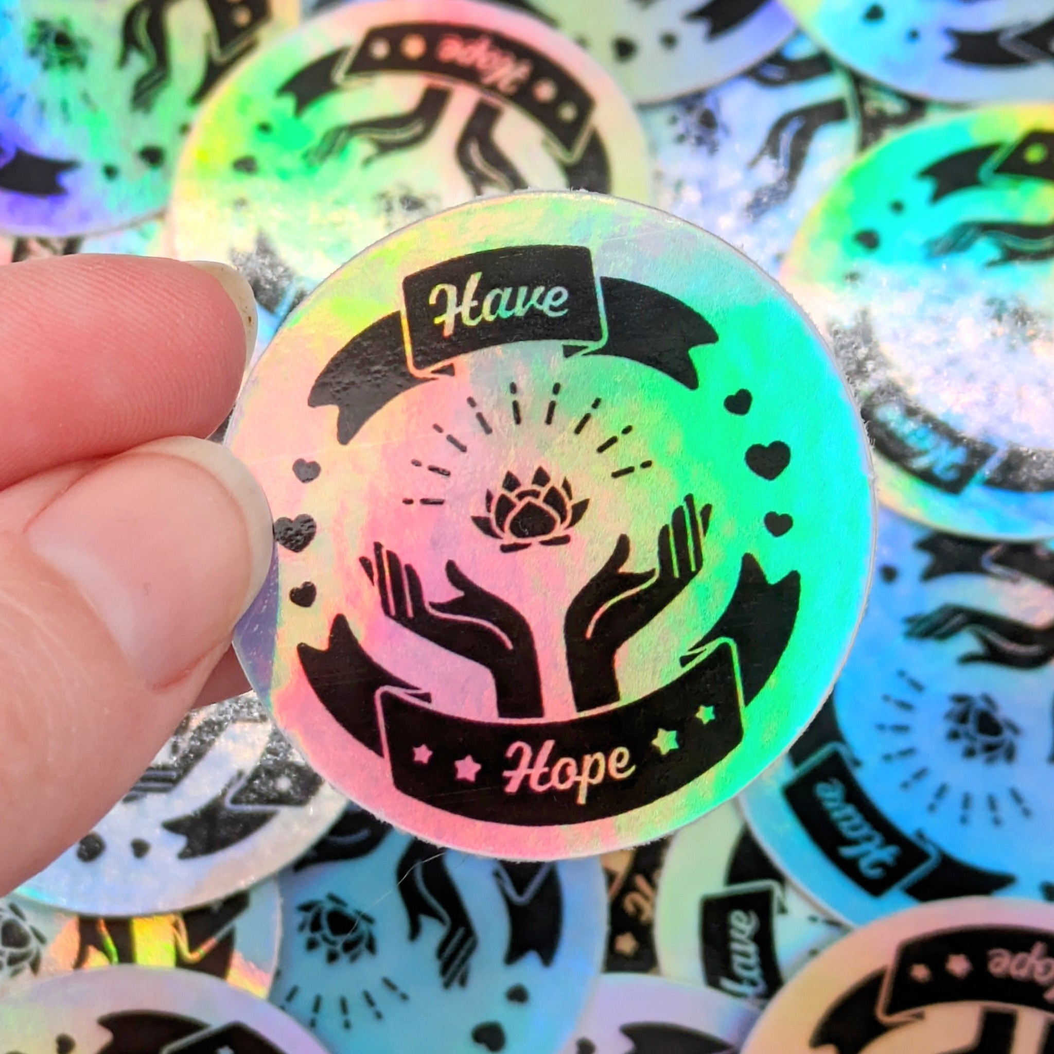 Have Hope - Holographic Stickers - Image 3