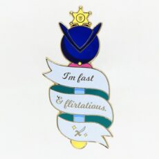 I'm Fast & Flirtatious Wand Pin