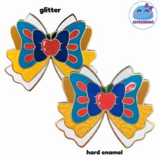 Royal Magic Bow Pin: Apple Princess