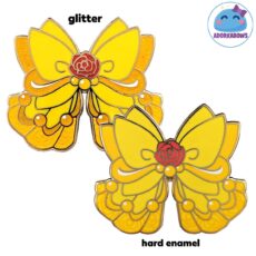 Royal Magic Bow Pin: Rose Princess