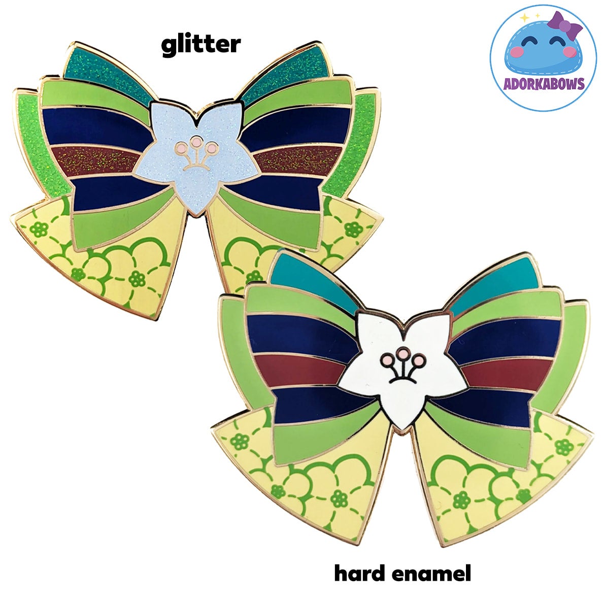 Royal Magic Bow Pin: Magnolia Princess