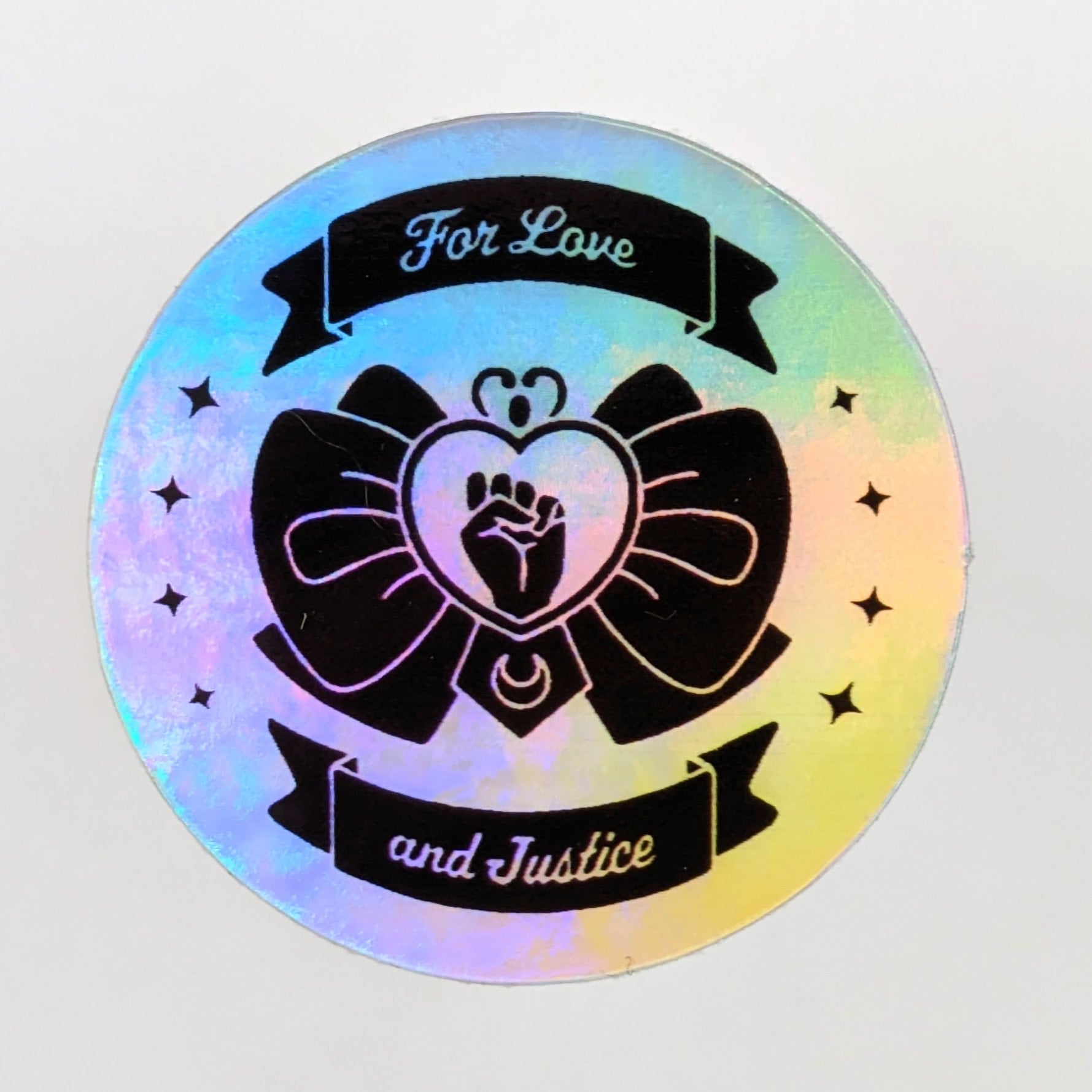 For Love & Justice - Holographic Stickers