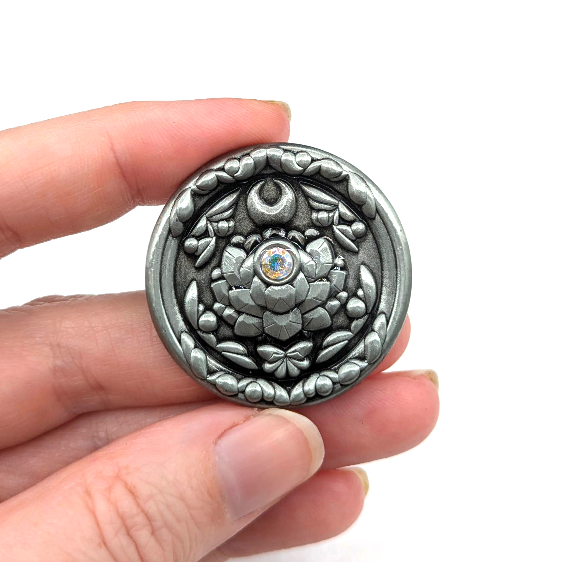 Moonlight Mini Brooch - AmunetGFX Mini Moon Collab - Image 2