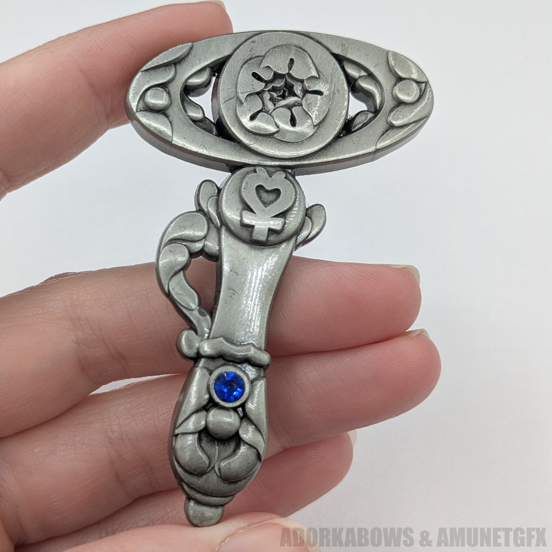 Limited Edition AmunetGFX Celestial Wand Pin: Mercury - Image 2