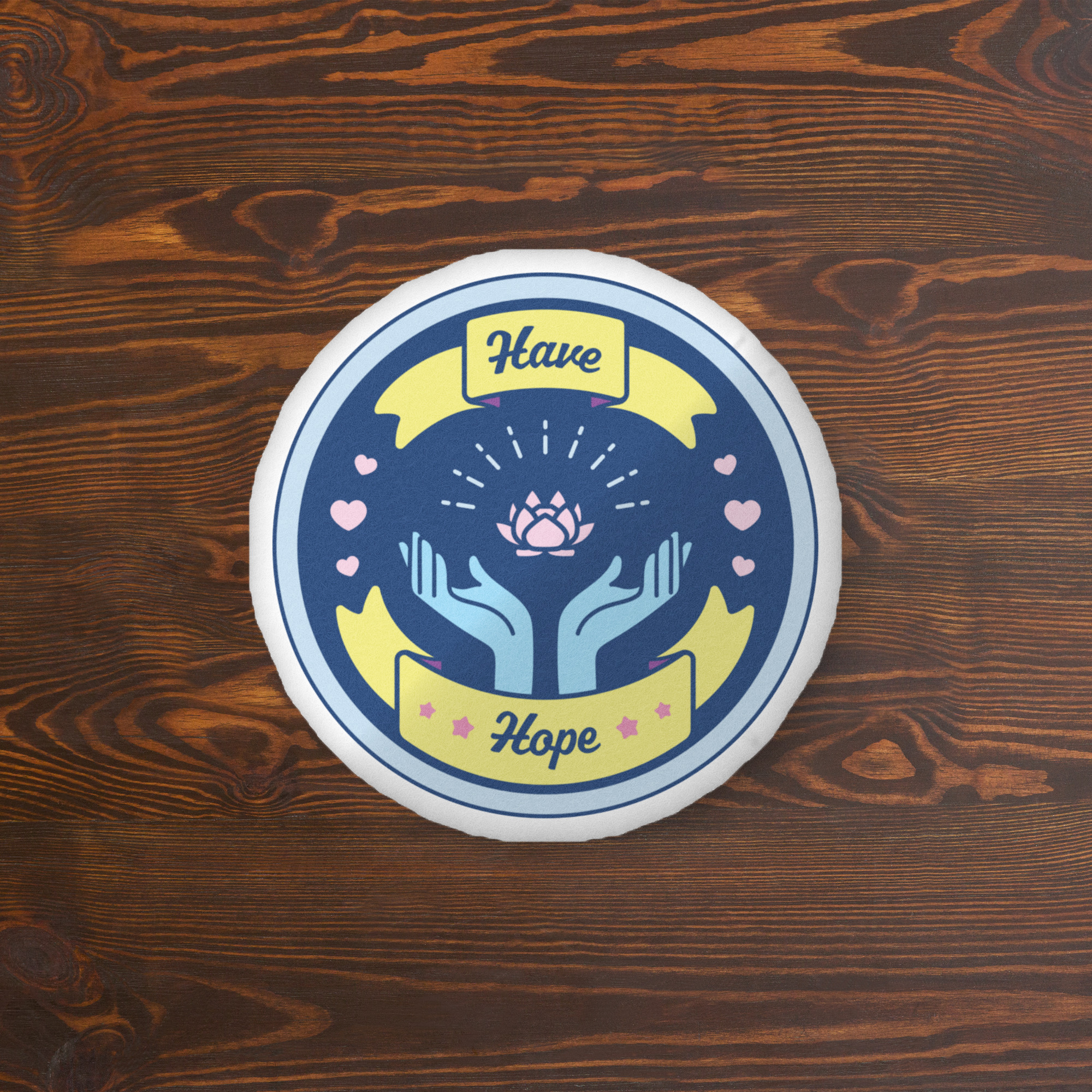 Have Hope Custom-shaped pillow (Dark Mode) - Image 3