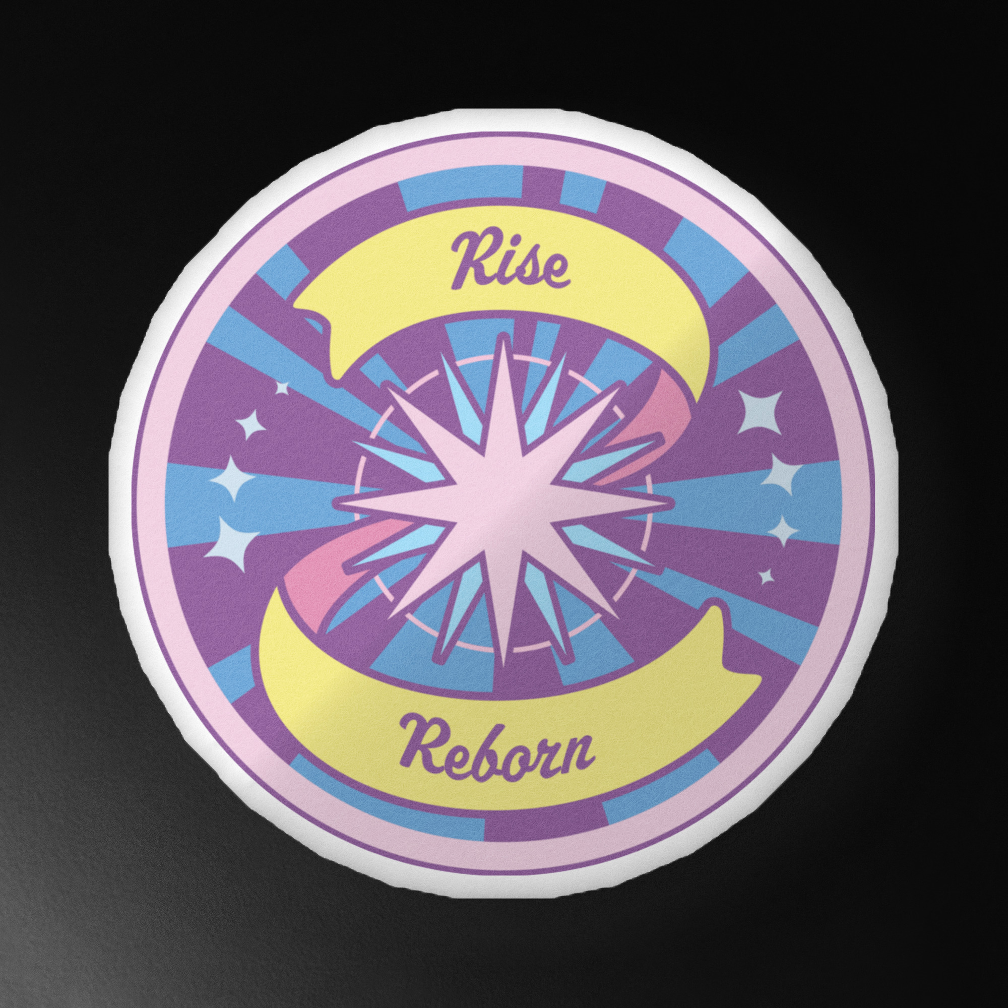 Rise Reborn Custom-shaped pillow (Light Mode)