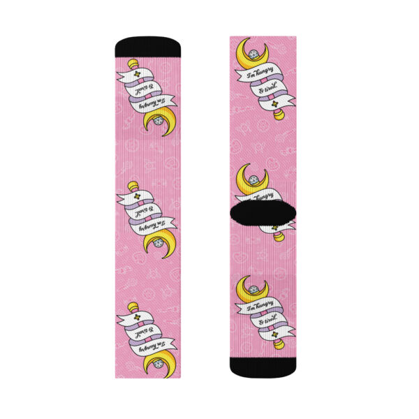 I'm Hungry & Tired Crew socks