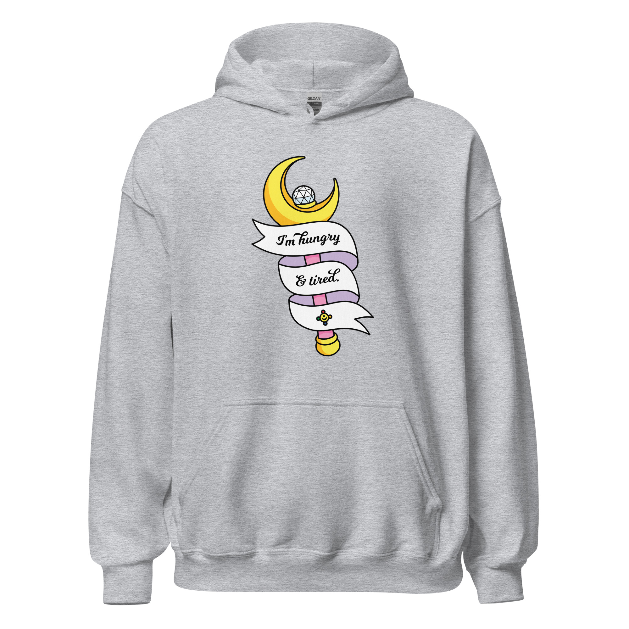 I'm Tired & Hungry Unisex Hoodie - Image 4